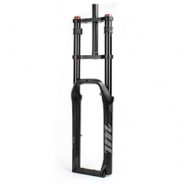 Fashion cabin Mountain Bike Fork Mountain Bicycle Suspension Forks, Bike Front Fork with Rebound Adjustment Bike Front Fork Air MTB Suspension Fork Ultralight Gas Shock Bicycle 20in