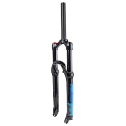 WOFDALY Mountain Bike Fork Mountain Bicycle Suspension Forks, Straight 26, 27.5, 29 Inch Bike Front Fork with Rebound Adjustment 100Mm Travel Bike Front Fork Air MTB Manual Lockout Fork Ultralight Bicycle Accessories, B, 27.5 inch