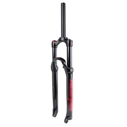 WOFDALY Mountain Bike Fork Mountain Bicycle Suspension Forks, Straight 26, 27.5, 29 Inch Bike Front Fork with Rebound Adjustment 100Mm Travel Bike Front Fork Air MTB Manual Lockout Fork Ultralight Bicycle Accessories, C, 27.5 inch