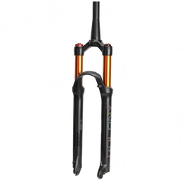 TYZXR Mountain Bike Fork Mountain Bike Air Fork 26" 27.5" 29" Bicycle Suspension Fork Remote Lock Out Damping Adjustment 1-1 / 8" Travel 100mm Black Gold