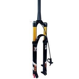 SuIcra Spares Mountain Bike Air Fork 26 / 27.5 / 29 Inch MTB Suspension Fork Travel 140mm Rebound Adjustment Manual / Remote Lockout Bike Magnesium Alloy Front Fork QR 9mm (Color : Remote, Size : 29 inch)