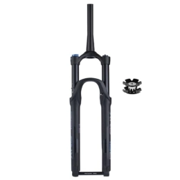 Dunki Spares Mountain Bike Air Fork 26 / 27.5 / 29 Inch Tapered Tube Damping Suspension Forks Manual Lockout 120mm Travel Thru Axle 15x100mm Disc Brake Fork (Color : Black, Size : 27.5inch) (Black 29inch)