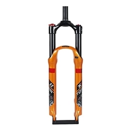 TONPOP Mountain Bike Fork Mountain Bike Air Suspension Fork, 26 / 27.5 / 29 Inch Shoulder Control Travel 120mm Disc Brake Straight Tube Bicycle Accessories
