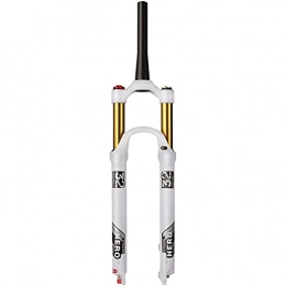 Bktmen Mountain Bike Fork Mountain Bike Air Suspension Fork Rebound Adjust 1-1 / 8" Straight / Tapered Tube QR 9mm Bicycle Accessories Front Forks (Color : Tapered Manual, Size : 29 inches)