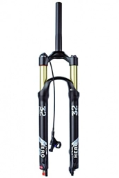 AWJ Mountain Bike Fork Mountain Bike Air Suspension Forks 26 / 27.5 / 29'' Air Shock Absorber with Damping Travel 100mm 1-1 / 2 1-1 / 8 MTB Fork Disc Brake Bicycle Front Fork QR 9mm 1640g