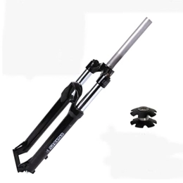 TISORT Mountain Bike Fork Mountain Bike Air Suspension Forks 26 / 27.5 / 29 Inch MTB Bicycle Front Fork 100mm Travel 28.6mm QR 9mm For Most Bicycle Models (Color : Black, Size : 27.5")