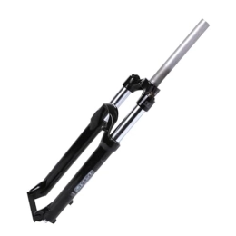 MirOdo Spares Mountain Bike Air Suspension Forks 26″27.5″29″ Mechanical Fork 1-1 / 8" Straight Tube Travel 100mm Rebound Adjust 15×100mm Thru-axle Manual Lockout Air Shocks (Color : Black, Size : 27.5")