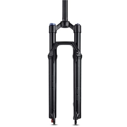 SHKJ Spares Mountain Bike Air Suspension Forks, 27.5 / 29 inch MTB Bicycle Front Fork with Rebound Adjustment, 100mm Travel 28.6mm QR 9mm Threadless Steerer (Color : Black Shoulder Control, Size : 27.5inch)