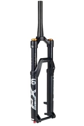 TCXSSL Mountain Bike Fork Mountain Bike Downhill Fork 26 / 27.5 / 29 Inch MTB Air Suspension Forks Disc Brake 1-1 / 2 Bicycle Front Fork With Damping 130mm Travel 15mm Thru Axle Manual HL Unisex 2080g (Size : 26")