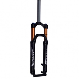 BaiHogi Mountain Bike Fork Mountain Bike Fork 26 / 27.5 / 29 Inch Bicycle Fork Air Suspension Fork Disc Brake QR 105mm Travel Straight 1-1 / 8" HL / RL Bicycle Assembly Accessories (Color : BBlack, Size : 26in)