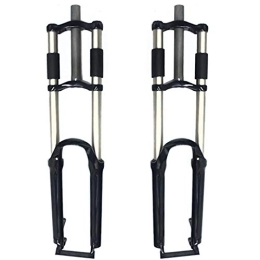 ITOSUI Mountain Bike Fork Mountain Bike Fork, 26, 27.5 Inches Stroke 80Mm Aluminum Alloy Shoulder Suspension Suitable for Bicycles MTB Bike Front Air Suspension Fork