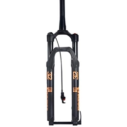 Vests Mountain Bike Fork Mountain Bike Fork, 27.5, 29 Inches Exposure Stroke 140Mm Line Control Vertebral Canal Damping Rebound Suitable for Bicycles MTB Bike Front Fork B, 27.5 inch
