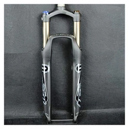 WFBD-CN Spares mountain bike fork Bicycle fork 26 / 27.5 / 29inch mountain bikes fork Suspension Bike Bicycle MTB Fork Manual Contorl Alloy Disc Brake Oil 9mmQR bike suspension forks ( Color : 27.5 A matte black )