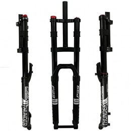 BSLBBZY Spares Mountain Bike Fork Downhill Suspension Fork 27.5" 29" Bike Air Suspension Fork 32 MTB DH 1-1 / 8 Straight Steerer 160mm Travel 15mm Thru Axle Manual Lockout Bicycle Fork Ultra-lightweight MTB Front Fork