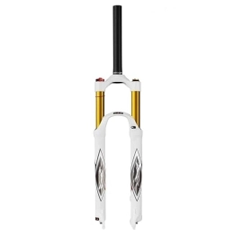 MabsSi Mountain Bike Fork Mountain Bike Front Fork 26 27.5 29 Inch 1-1 / 8" MTB Suspension Fork 140mm Travel Air Shock Absorber Bicycle Accessories White(Size:29 INCH, Color:STRAIGHT MANUAL LOCK OUT)