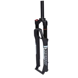 SJHFG Mountain Bike Fork Mountain Bike Front Fork 26 / 27.5 / 29 Inch, Quick Release Suspension Forks Shoulder Control / wire Control 1-1 / 8” (Color : A, Size : 27.5inch)