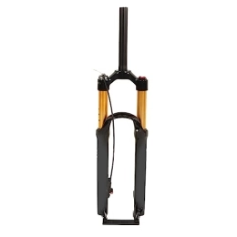 Alomejor Mountain Bike Fork Mountain Bike Front Fork 27.5 Inch Aluminum Alloy Straight Tube Wire Control Shock Absorber Suspension Fork for Cycling