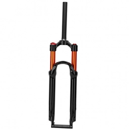Alomejor Mountain Bike Fork Mountain Bike Front Fork, Alloy 27.5in Bicycle Single Air Chamber Front Fork Shoulder Control for Mountain Bicycle