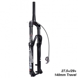 FHGH Spares Mountain Bike Front Fork Bicycle Front Fork Bicycle 27.5 / 29 Inch Pneumatic Fork Fork 140MM Mountain Bike Remote Control / Shoulder Control Cone Front Fork MTB Fork