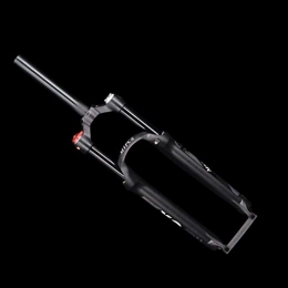 Mountain Bike Mountain Bike Fork Mountain Bike MIFCS Suspension Front Fork, Air Rebound Damper, 26 / 27.5 / 29 Inch Lightweight Aluminum Alloy Straight Pipe Air Damping Suspension Fork (Manual Lock) (Size : 27.5")