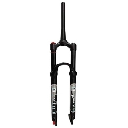 TYXTYX Mountain Bike Fork Mountain Bike MTB Air Fork 26 / 27.5 / 29 Inch Aluminum Alloy 140mm Travel Adjustable Damping Bicycle Suspension Fork Black (Color : Tapered Manual Lock Out, Size : 27.5")