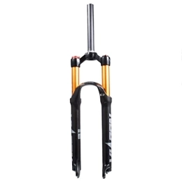 TCXSSL Mountain Bike Fork Mountain Bike Suspension Fork 26 / 27.5 / 29 Inch 100mm Travel MTB Air Fork Disc Brake Quick Release Bicycle Front Fork 1-1 / 8 Straight / Tapered (Color : 1-1 / 8 HL, Size : 27.5inch)