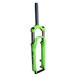 CWYP-MS Mountain Bike Fork Mountain Bike Suspension Fork 26 Inch High-Carbon Steel Downhill Fork Straight Tube 1-1 / 8" Disc Brake Stroke 100mm QR MTB Bicycle Forks 2400g (Color : Green)