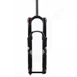 SHKJ Spares Mountain Bike Suspension Fork 27.5 29 inch 1-1 / 8 Straight Tube Travel 120mm Through Axle 15 * 110mm Rebound Adjust for XC / DH / AM Bike Front Forks (Color : Black, Size : 27.5inch)