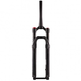 Hongyan Mountain Bike Fork Mountain Bike Suspension Fork 32 RL Quick Release Tapered Rebound Adjustment Thru Axle Biycle Fork 27.5 29 MTB Magnesium Alloy Boost Fork(Size:29, Color:Tapered Hand)