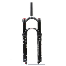 LJP Mountain Bike Fork Mountain bike Suspension Fork Adjustable damping Straight tube / air pressure fork Rebound Adjust QR Lock Out Ultralight （Shoulder control / Wire control） (Color : Shoulder control, Size : 26inch)