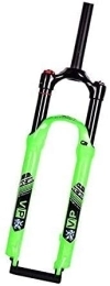 THIPOS Spares Mountain Bike Suspension Fork MTB Suspension Fork Mtb Fork Travel 120Mm 26, 27.5 Inches Aluminum-Alloy Material Mountain Bike Bicycle Suspension Forks (Color : Green, Size : 26 inches)
