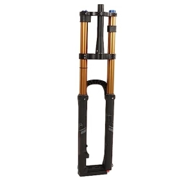 Aeun Spares Mountain Bike Suspension Fork, Shockproof Aluminum Alloy Mountain Bike Front Fork for Off-road Venues