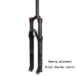 QWERTYUIOP Mountain Bike Fork Mountain Bike Suspension Front Fork, Damping Tortoise and Hare Adjustment, Air Pressure Damping Air Fork, Bicycle Accessories, 26 / 27.5 / 29 Inches (26 Inches Damping Clarinet / straight Shoulder Control)