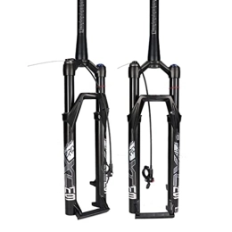 Boxkat Spares Mountain Bikes Front Fork From 27.5 Inch 29 Inch Magnesium Alloy Air Fork For Bikes Shock Absorber Air Fork (Color : Tapered, Size : 29_REMOTE LOCKOUT)
