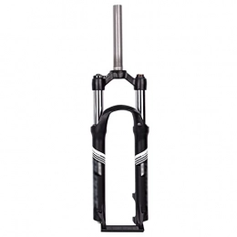 LXYYSG Mountain Bike Fork Mountain Cycling Suspensions Aluminum Alloy Oil Spring 26 / 27.5 Inch Shoulder Control MTB Bike Rigid Forks with Rebound Adjustment 100mm Travel 28.6mm Threadless Steerer A