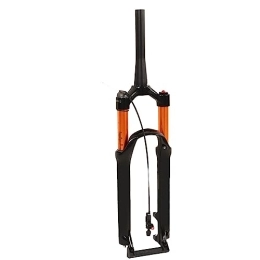 Aeun Spares Mountain Front Fork, Aluminum Alloy Remote Locking Bicycle Front Forks For Mountain Riding