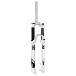 Mountain Ultralight Gas Shock XC Bicycle Fork 26 27.5 29 Inch Oil Spring MTB Front Suspension Fork Alloy Straight Tube Manual Lockout Bike Accessories(Color:26 INCH)