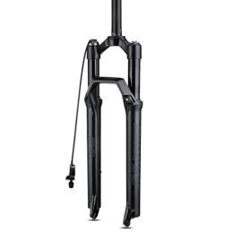 Generic Spares MTB 26 / 27.5 / 29 Air Suspension Forks 1-1 / 8 Mountain Bike Fork Bicycle Shock Front Fork Disc Brake 9mm QR 100mm Travel Damping Adjust HL / RL 1650g (Color : Black RL, Size : 26) (Black Rl 27.5)