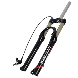 HJXX Spares MTB 26 inch bicycle suspension fork, Bike fork, Bicycle front fork, Bicycle fork, Mountain bike alloy air fork, Smart Lock Hub: 100mm