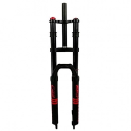Auoiuoy Spares MTB 27.5" / 29inch Mountain Bike Fork Downhill Suspension Bicycle Air Shock QR 9mm Disc Brake Travel 160mm 1-1 / 8" 2350g, Red-29inch