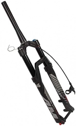 WLJBD Mountain Bike Fork MTB Air Front Fork, 26 / 27.5 / 29 Inch Bike Suspension Fork, Manual Lockout, 39.8mm Tapered, 140mm Travel, Fork Width 15x110mm, Disc Brake (Color : B, Size : 27.5inch) (Color : B, Size : 27.5inch)
