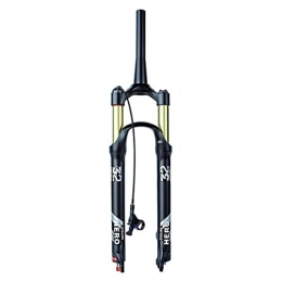 AWJ Mountain Bike Fork MTB Air Shock Fork, 26 27.5 29 inch Bicycle Suspension Fork Mountain Bike Front Fork with Damping Adjustment, Travel 120mm 9mm Quick Release HL / RL