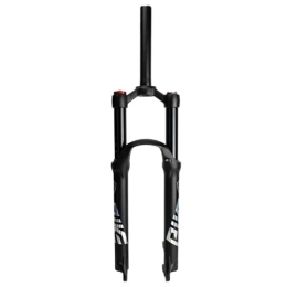 DYSY Spares MTB Bicycle Suspension Forks 27 Inch 29 ER, Aluminum Alloy 1-1 / 8" Straight Tube Steerer 140mm Mountain Bike Forks PM Disc Brake (Color : Manual locking, Size : 26 inch)