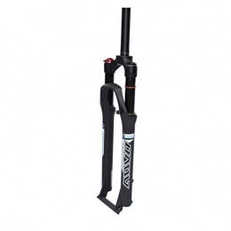 NOLOGO Spares MTB bike Mountain Suspension Forks 26 Inch, 1-1 / 8" Aluminum Alloy Remote Control Straight Tube 29 Inch Bike Disc Brake Travel 100mm Air Fork (Color : Black, Size : 26inch)