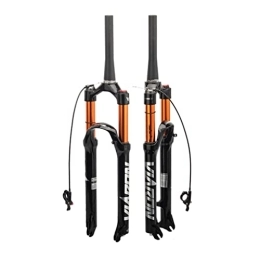  Mountain Bike Fork MTB Fork 26 / 27.5 / 29inch Air Pressure Suspension Fork Travel 100mm 28.6mm Bicycle Front Fork 1-1 / 2 Tapered Tube QR 9mm XC AM Ultralight Mountain Bike Front Forks Remote Lockout