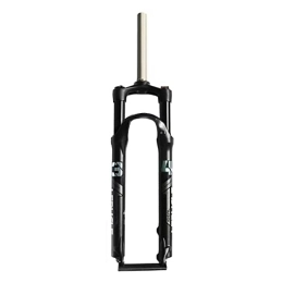 TISORT Spares MTB Fork Mountain Bike Suspension Fork 26 / 27.5 / 29 Inch 1-1 / 8 Mountain Bike Fork QR 9mm Travel 100mm Bicycle Forks (Color : Black, Size : 27.5")