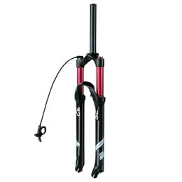 TISORT Spares MTB Fork Mountain Bike Suspension Fork26 / 27.5 / 29 Travel 140mm Rebound Adjust 1 1 / 8 Straight Tube QR 9mm Manual / Remote Lockout (Color : Straight RL, Size : 29")
