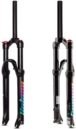 LIRONGXILY Mountain Bike Fork MTB Forks Bicycle Fork Snow Bike Front Fork, 26 / 27.5 / 29 Inch Mtb Bicycle Magnesium Alloy Suspension Fork Tapered Steerer Shock Absorber Shoulder Control Mountain Bike Fork ( Size : 27.5 inch )