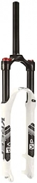 LILIXINGSH Mountain Bike Fork MTB Forks Bike Front Fork Bicycle Fork 29 27.5 26 Inch Mountain Bike Supention Fork Mtb, 1-1 / 8" Magnesium Alloy Straight Bicycle Air Fork Downhill Shock Absorber ( Color : White , Size : 26 inch )