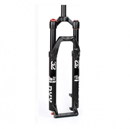 DaMuZ Mountain Bike Fork MTB Front Suspension Fork 7.5 / 29 inch Ultralight Magnesium Alloy MTB Bike Front Fork with Rebound Adjustment Bike Downhill Air Fork Travel: 120mm Straight Tube 30mm C, 27.5 inches